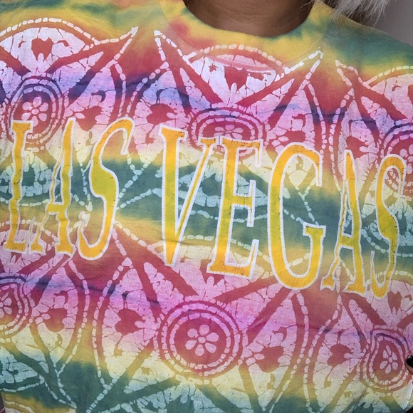 Las Vegas Tie Dye Oversized TShirt - Picture 3 of 4